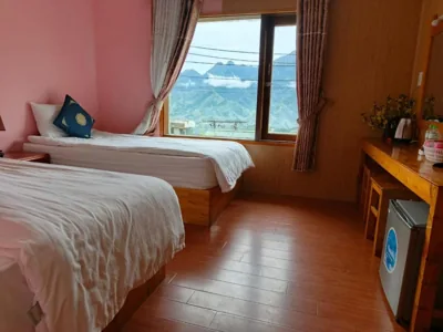 Chambre lits jumeaux — Sapa Scenery Hotel